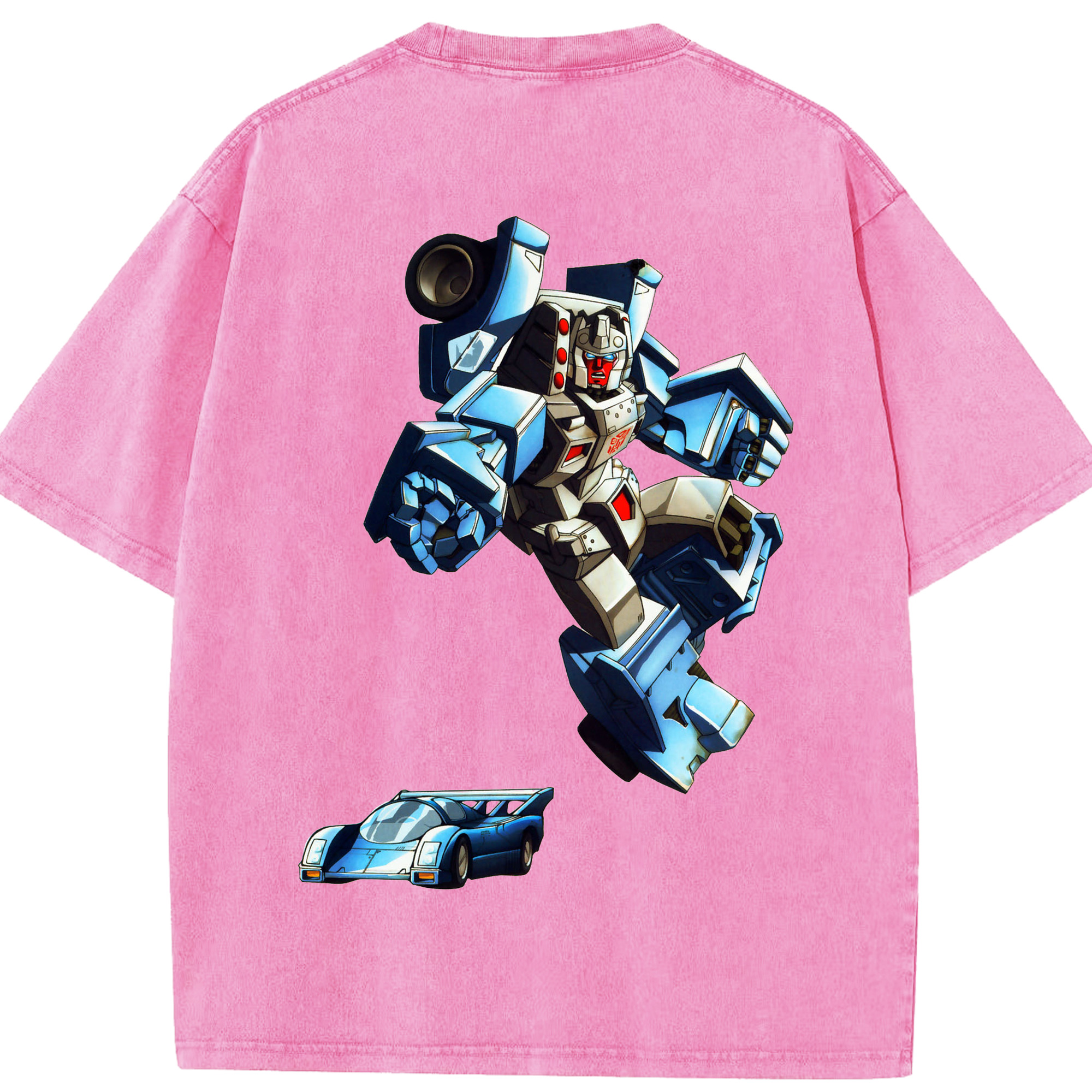 （画像用）  綿100% ヴィンテージ風 半袖Tシャツ（背面プリント）